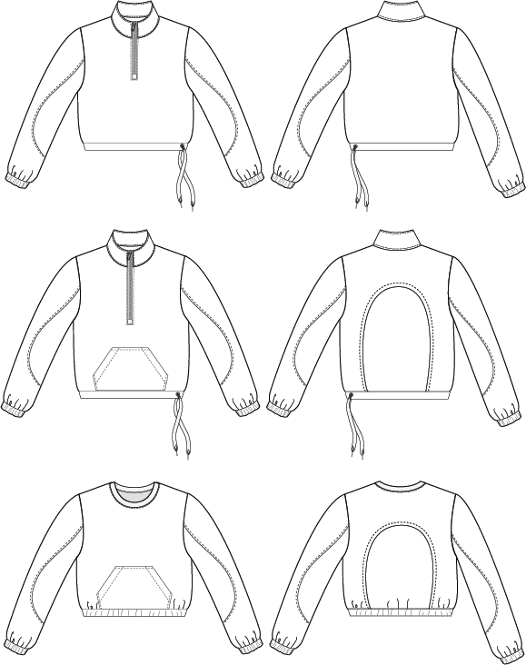 Lucky Pullover PDF Sewing Pattern